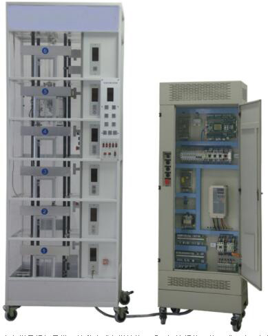 JDT6-ZNI智能串行通讯控制透明教学电梯模型(微机控制)